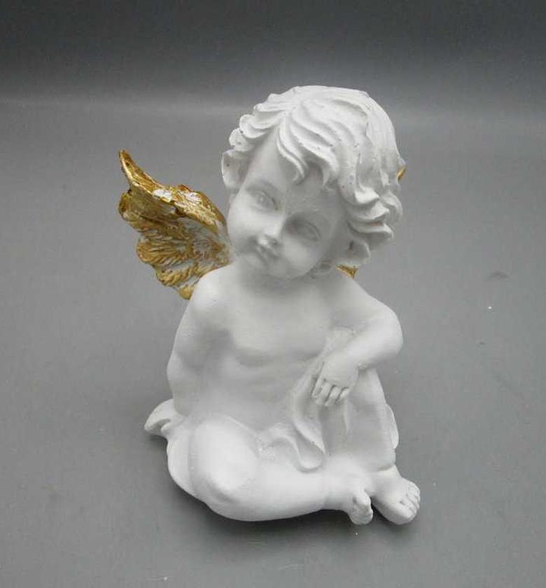 Angel white small h11cm   image