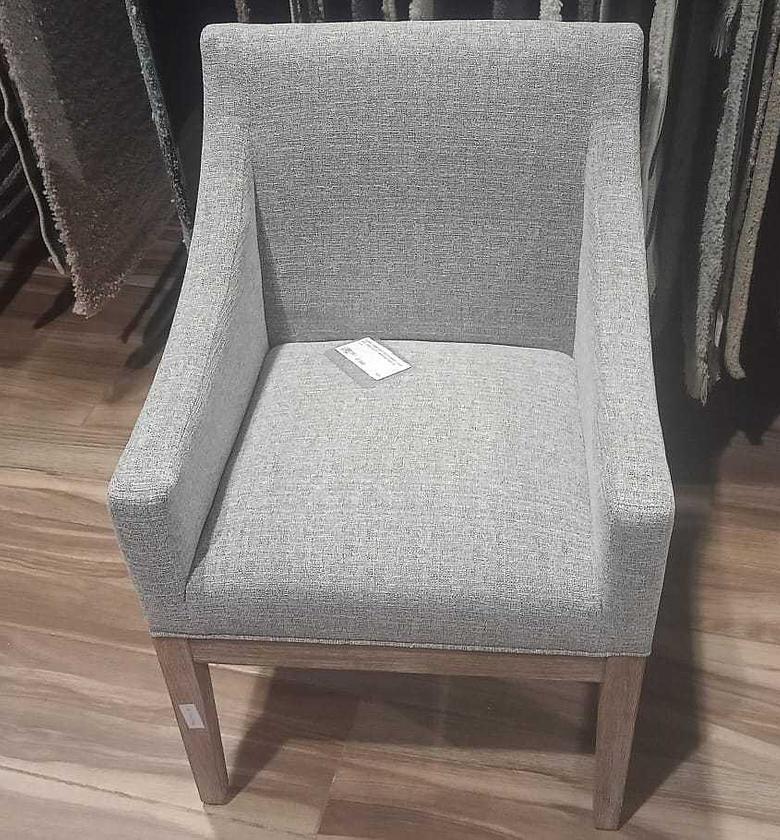 Fabric armchair +kd rubber image