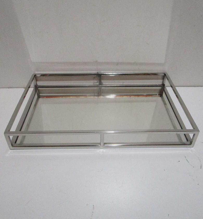 Tray with mirror steinless image