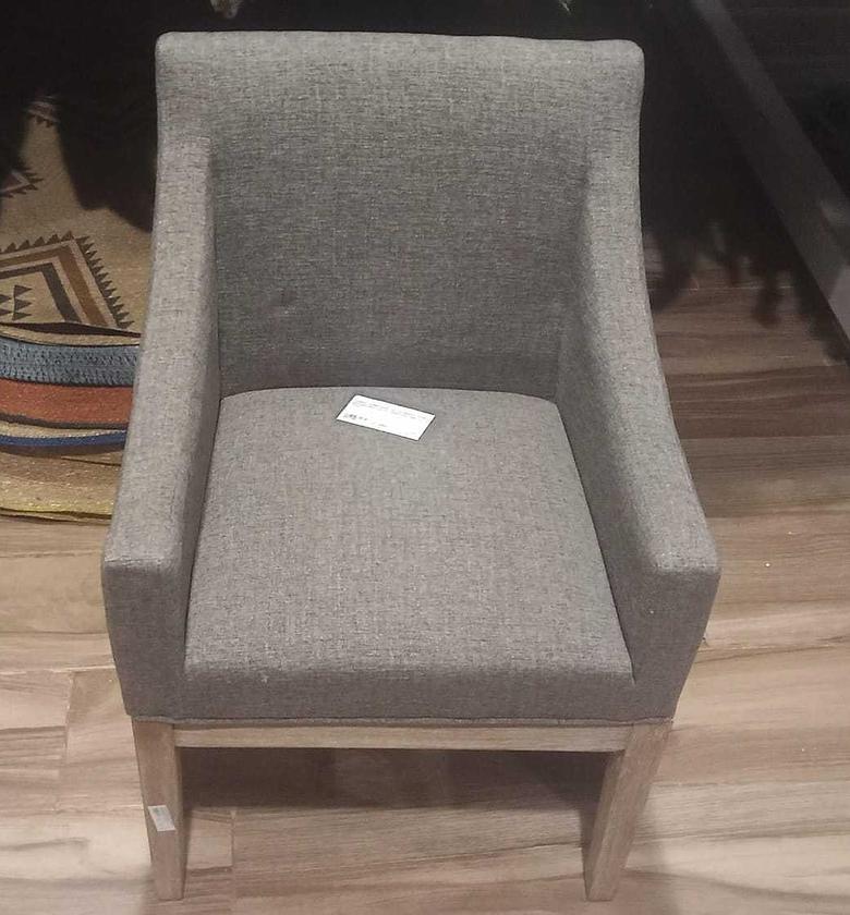 Fabric armchair +kd rubber image