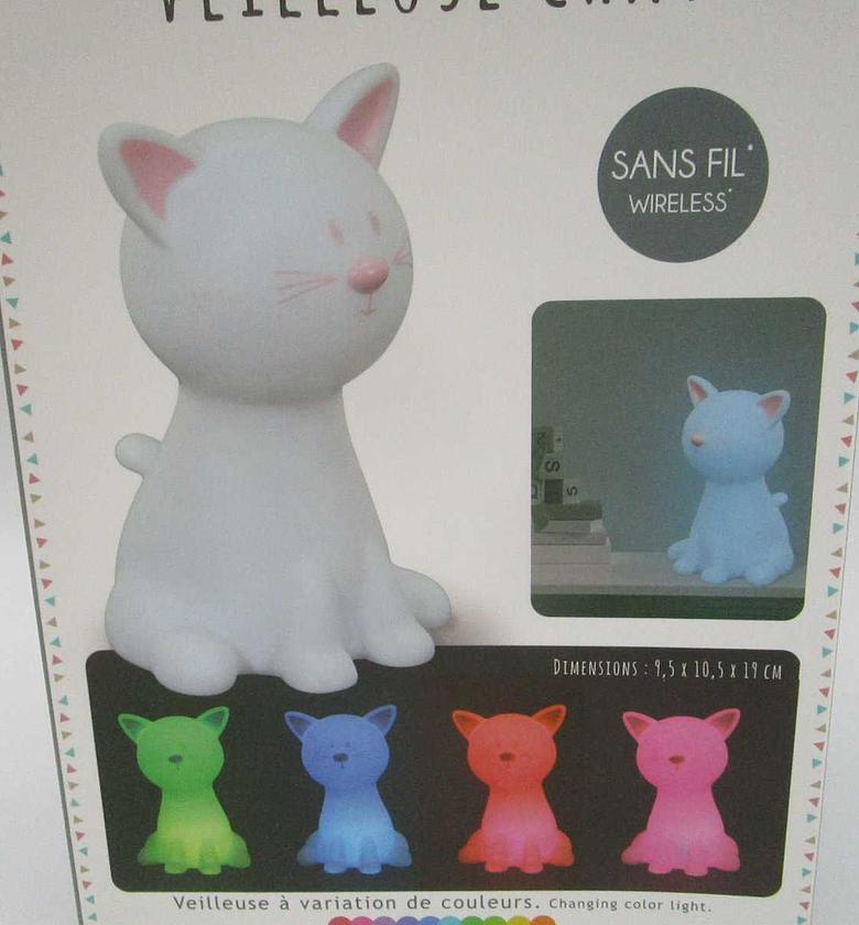 Lamp veilleuse chat m12 #ref:la11057# image