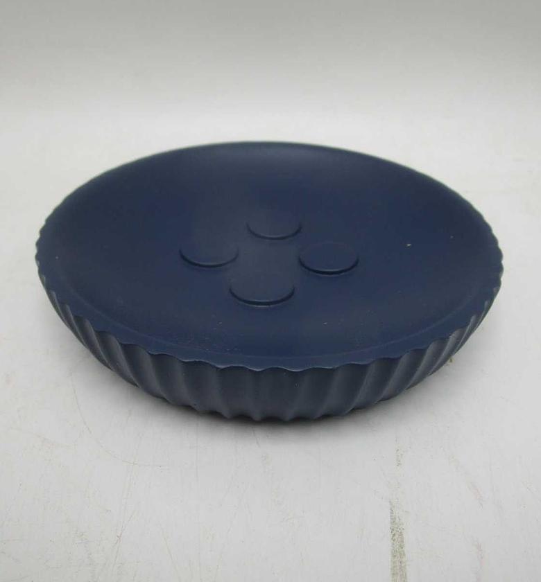 Soap dish striated round  image