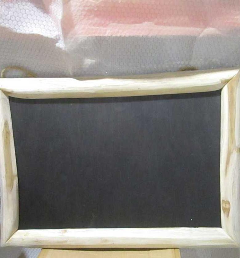 Blackboard teak frame 70x image