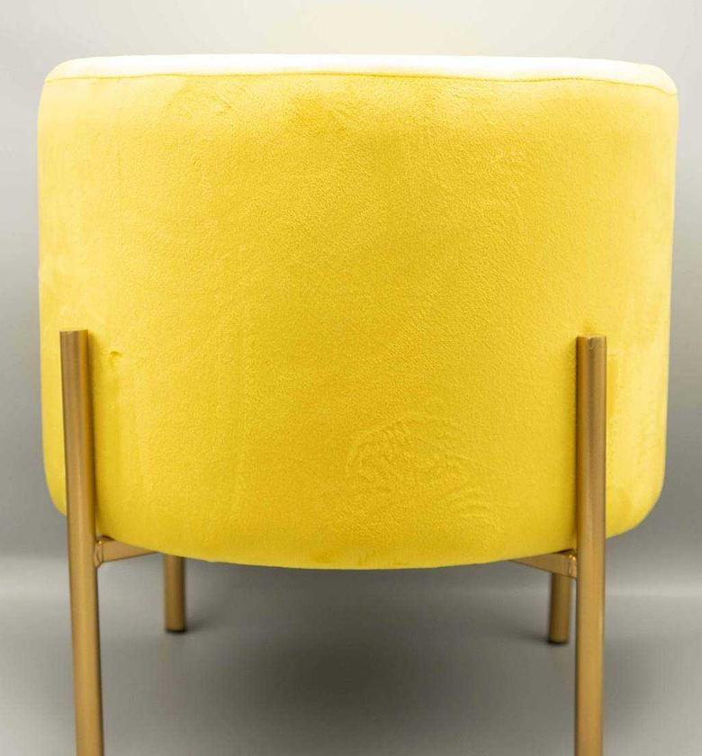 Pouf round gold feetf38*4 image