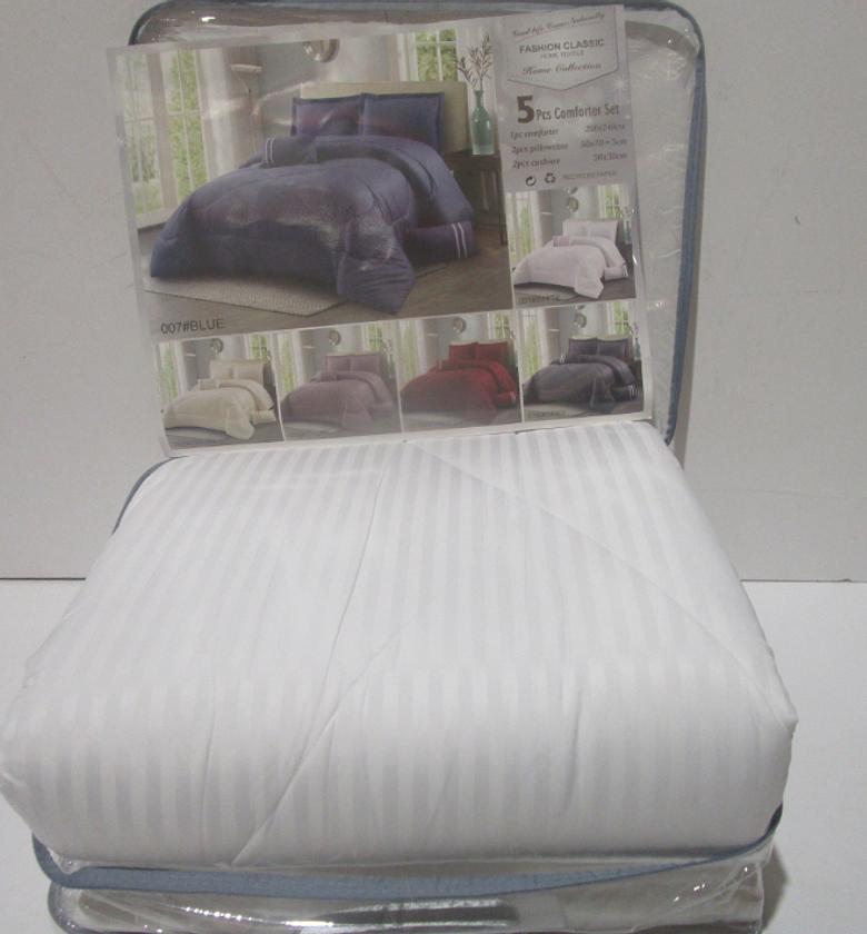 Comforter white set 5 pcs image