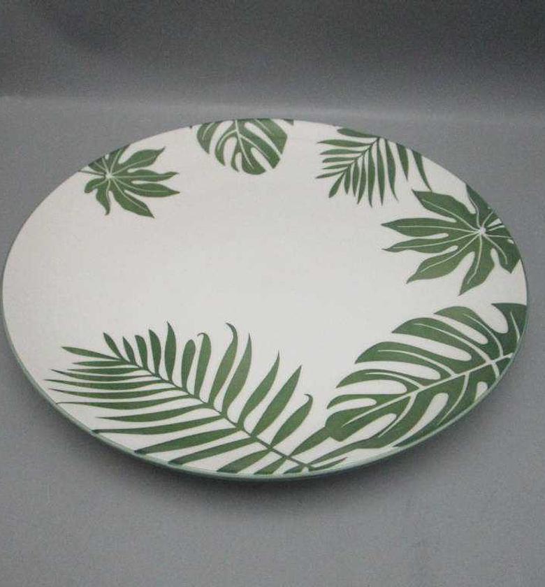 Plate porcelain 265mm green image