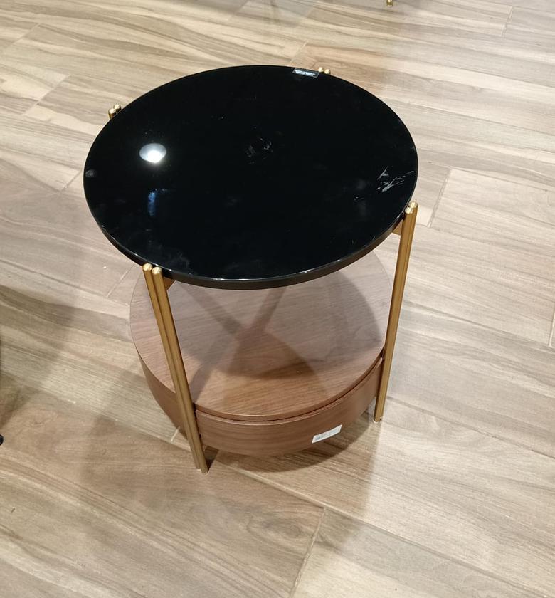 Side table+1 drawer 5mm tempered image