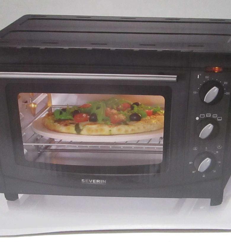 Baking- and toast oven with image