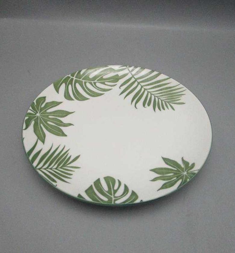 PLATE PORCELAIN 19CM GREE image