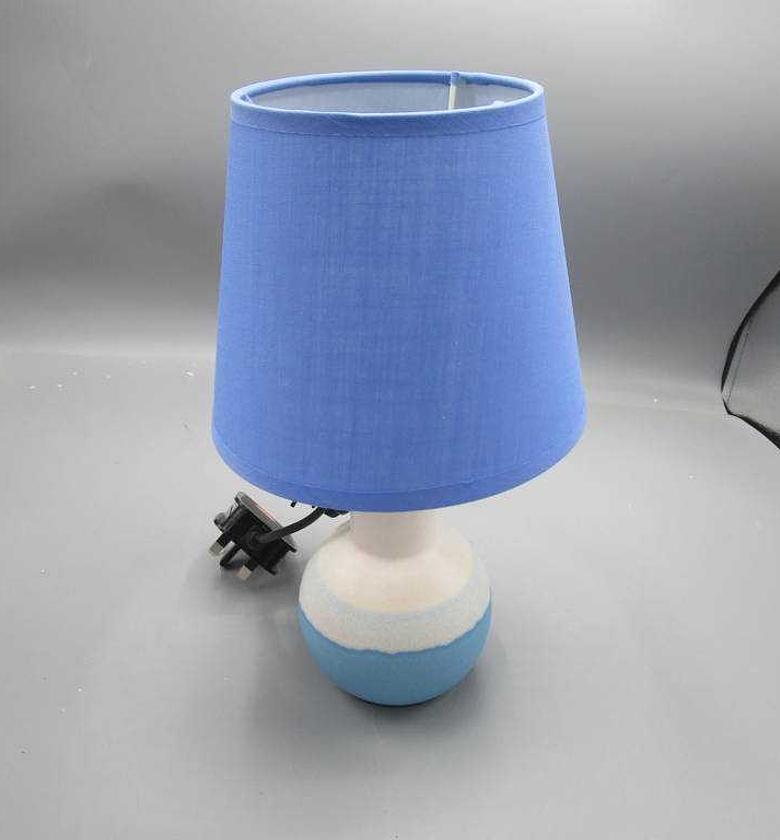 TABLE LAMP CERAMIC + FABR image