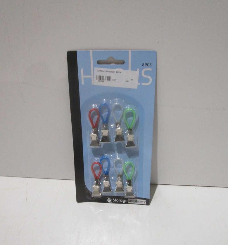 Towel clips set 8pcs image