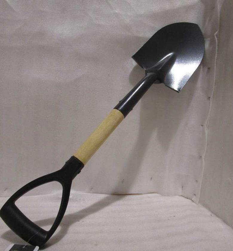 Shovel metal wood pp handgrip image