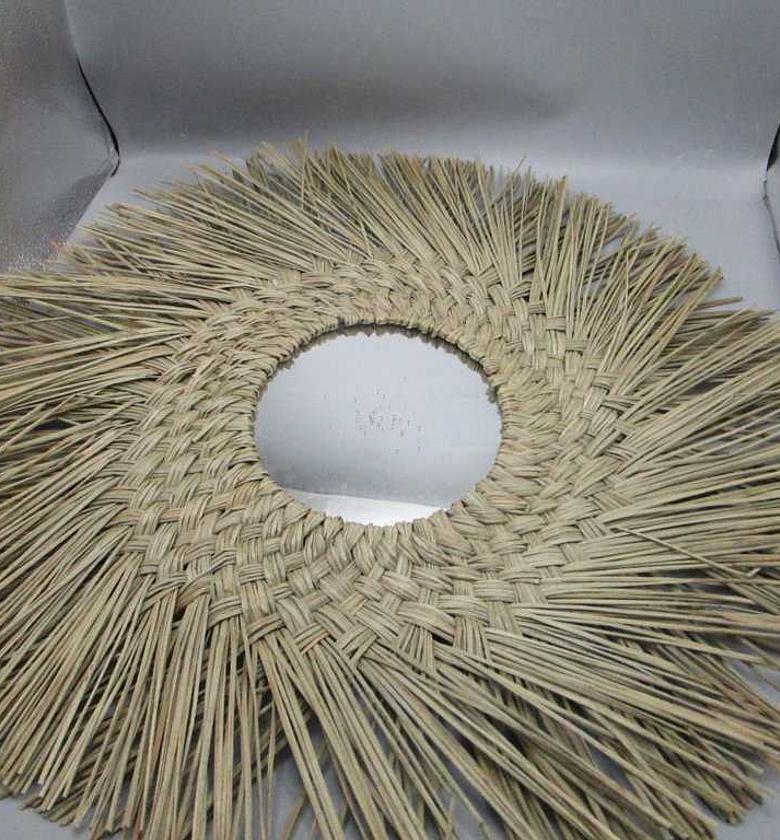 MIRROR REED DIA 72CM  #RE image