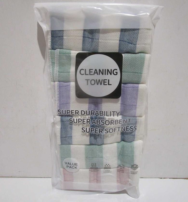 6pcs towel set 27.3g/pcs 80%cotton+20%polyester image