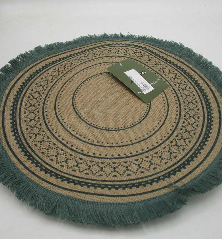 Placemat round 100% jute  image