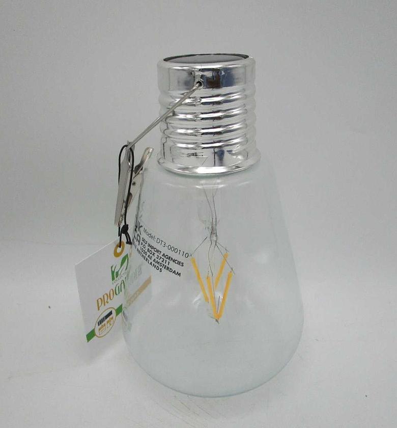 Solar light glass with hanger image