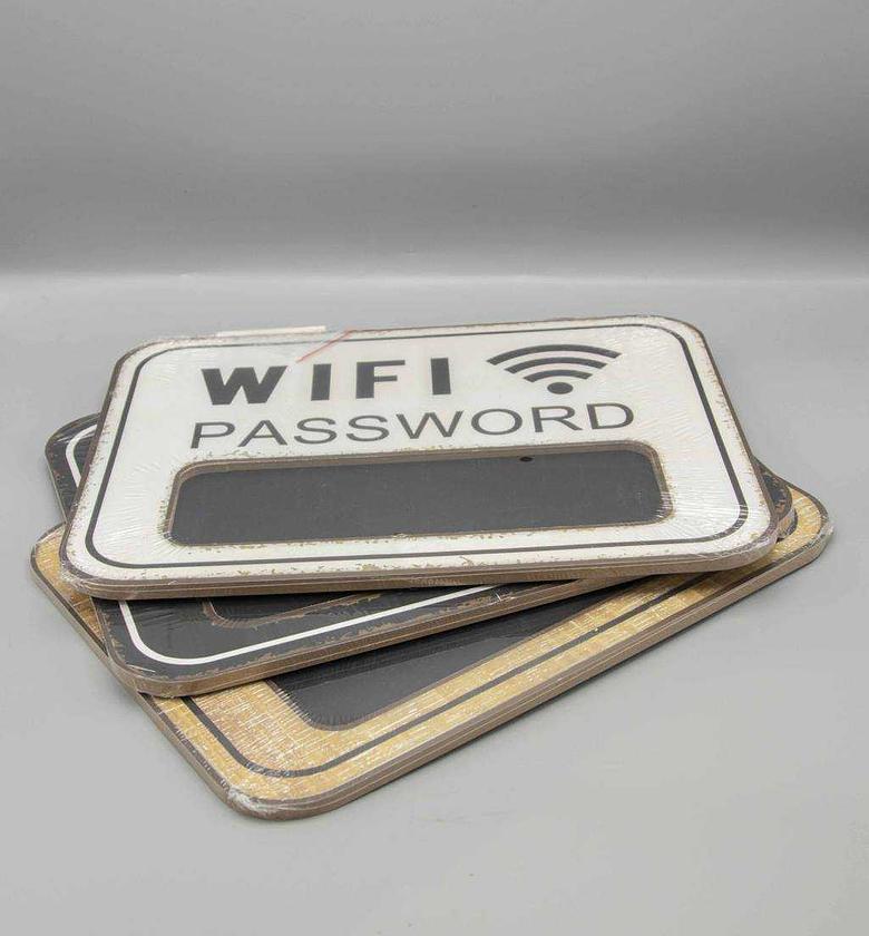 Black board mdf wifi password image