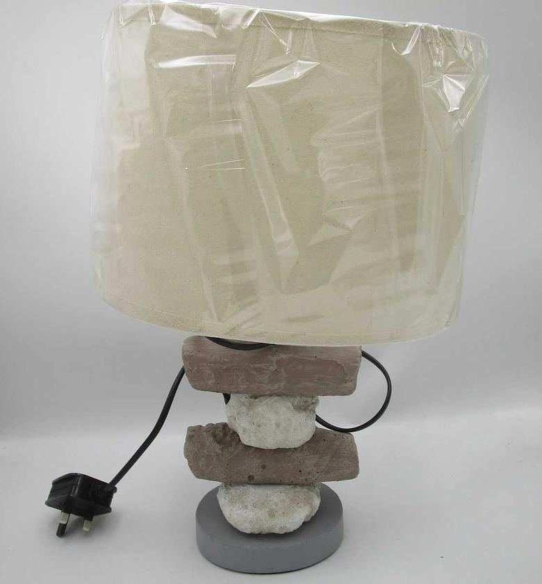 Table lamp cement base  # image
