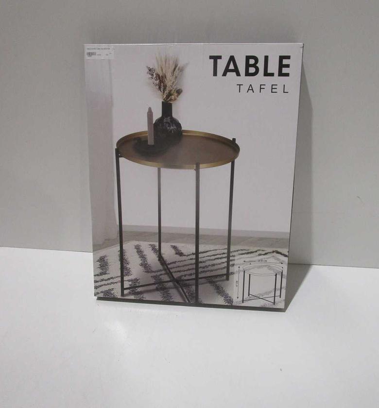 Table round tube leg 35x47cm image