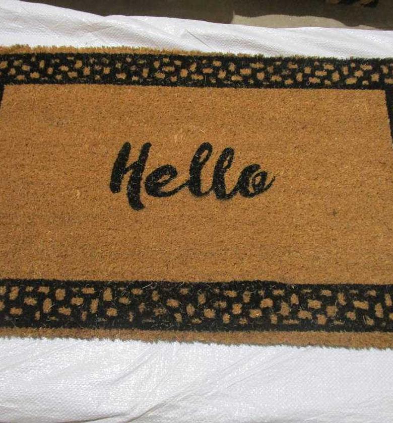 DOORMAT PVC BACK PRINTED image