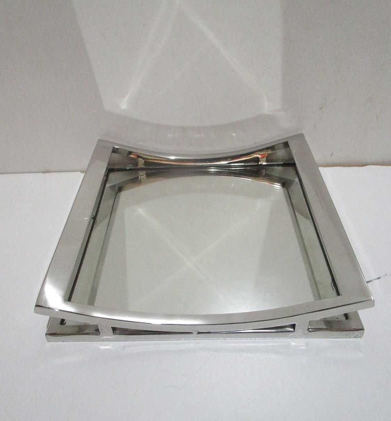 Tray with mirror steinless image