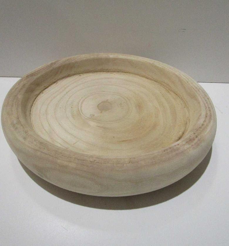 Tray wood round 27cm natural image