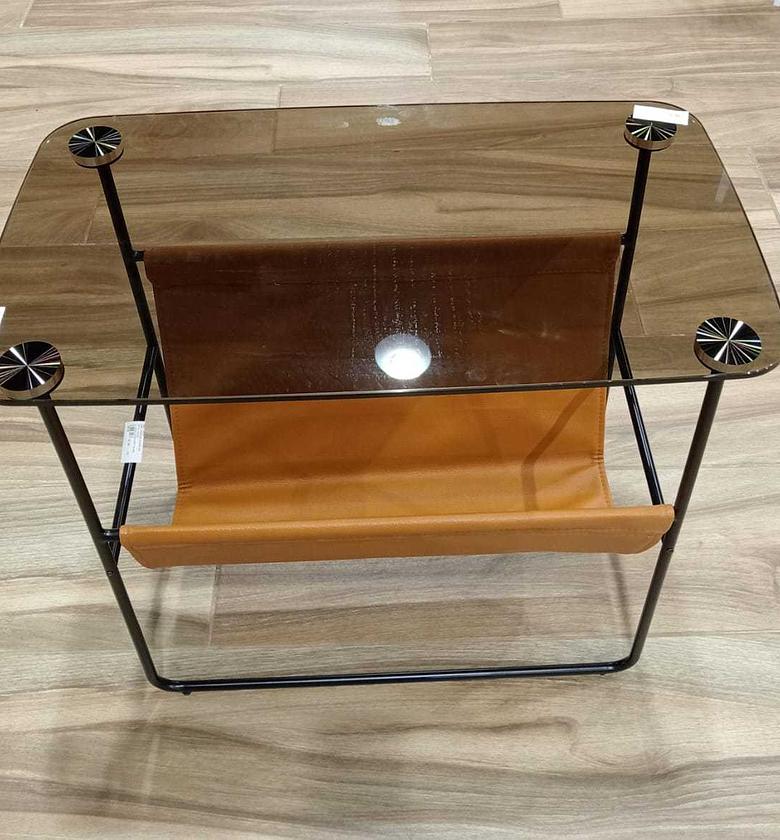 Side table 5mm tempered glass image